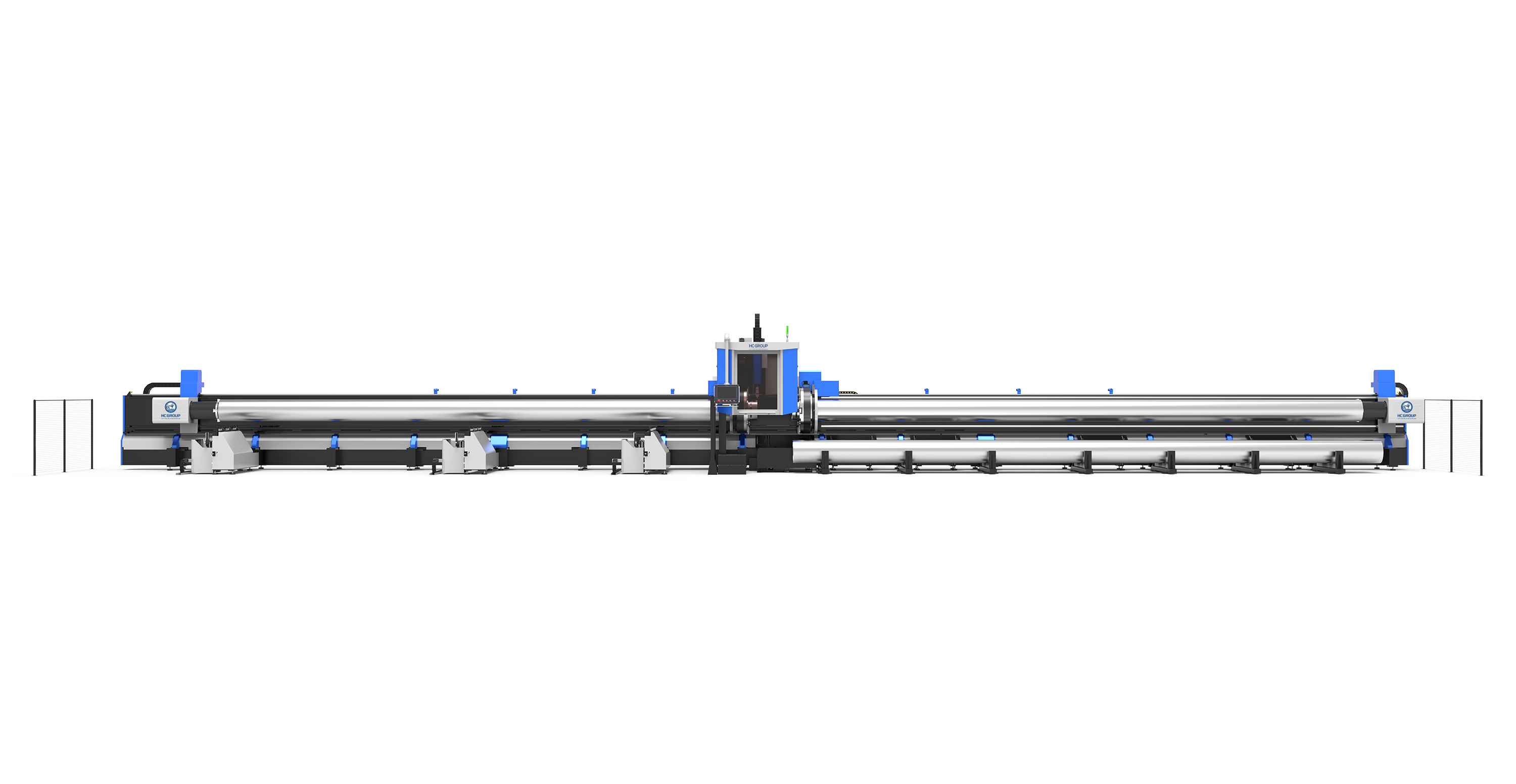 T520V Four Chucks Ultra Heavy Duty Laser Pipe Cutting Machine