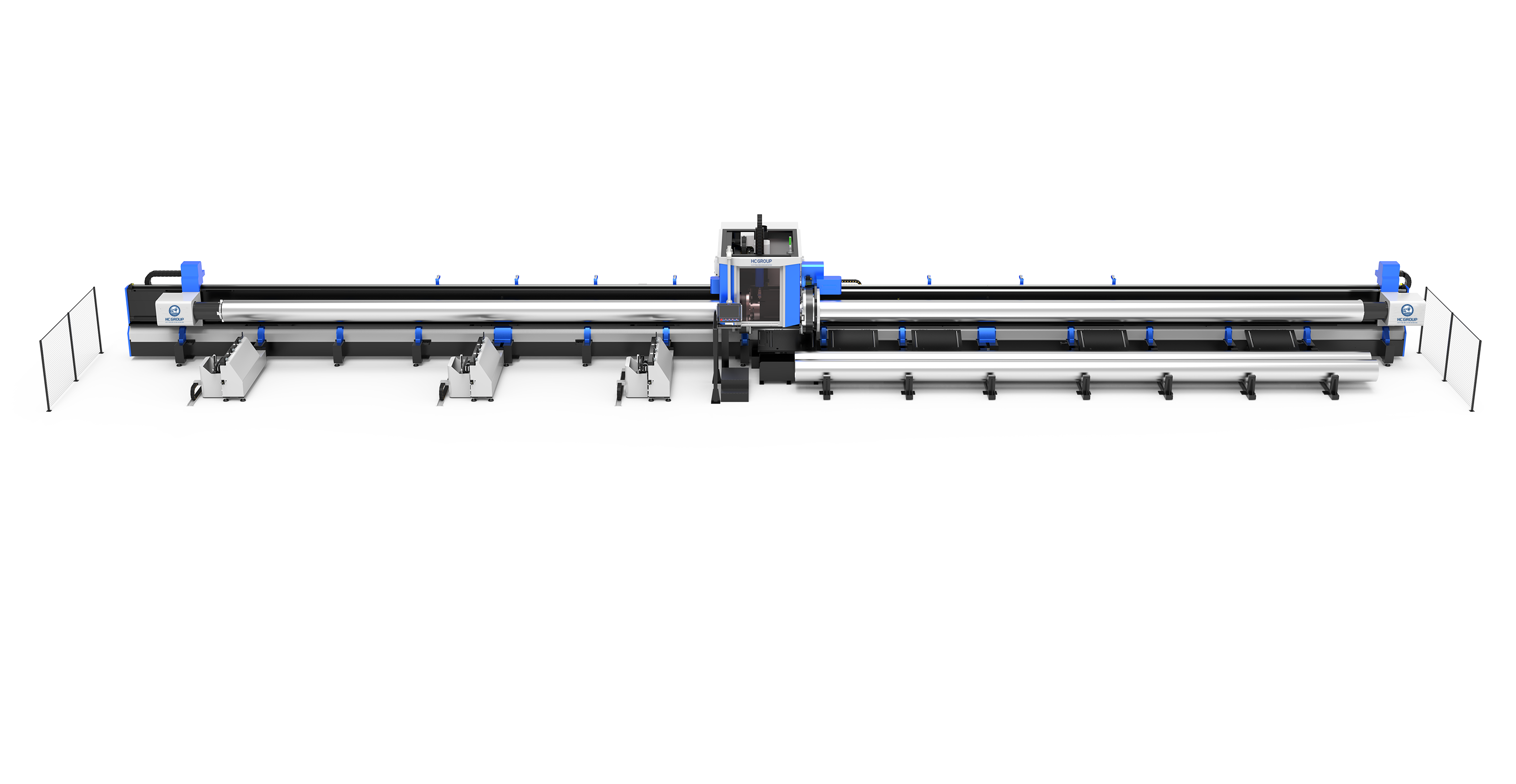T520V Four Chucks Ultra Heavy Duty Laser Pipe Cutting Machine